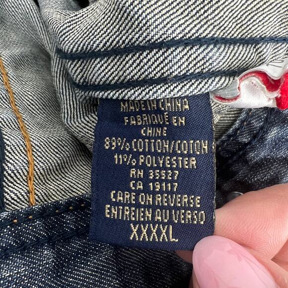 Vintage Marithe + Francois Girbaud Denim Jacket Size 4X Streetwear Grunge - Picture 8 of 14